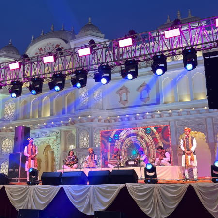 Rajasthnai folk music group